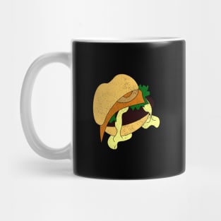 Cheeseburger Vector Drawing Mug